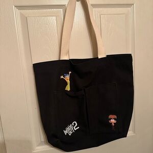 Disney Inside Out 2 Black Tote Bag